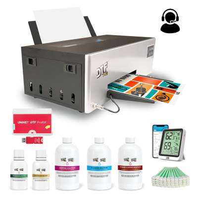 DTF PRO INSPIRE A4 DTF Printer (Direct to Film Printer) - includes WICS (White Ink Circulation System), White Ink Stirring, RIP Software, Training and Onboarding Questions & Answers