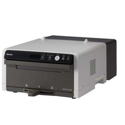 How do I turn on the finisher on my Ricoh printer? (RICOH RH100 Direct ...