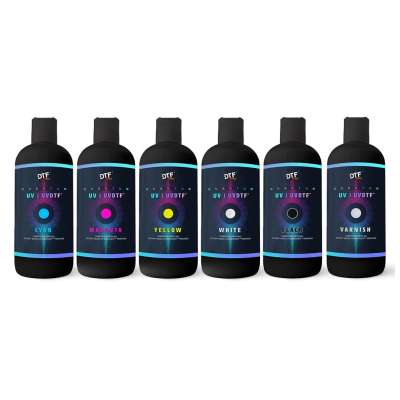 quantum UV / UVDTF Ink For Epson engines (for use with Epson XP600 / TX800 / 1390 / UVMAX / UVMAX DUAL / UVDTF GENESIS) Questions & Answers