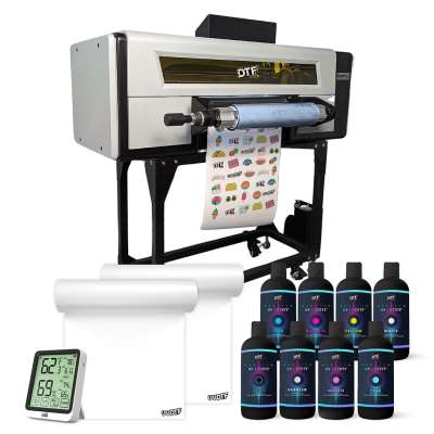 UVDTF Genesis VX Printer System (includes 3 Genesis Printheads, Built-in Laminator, Rolling Stand, A+B UVDTF Film Rolls, UVDTF Inks and Varnish, Training and Onboarding) Questions & Answers