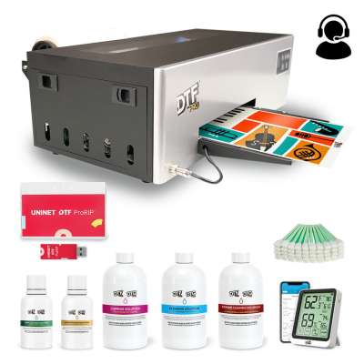 DTF INSPIRE A4 DTF Printer (Direct to Film Printer) including a BI-Directional Roll Feeder, WICS (White Ink Circulation System), White Ink Stirring, Vacuum, RIP Software, Training and Onboarding Questions & Answers