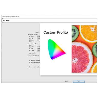 What is included with the purchase of the ICC Profile Creation Module?