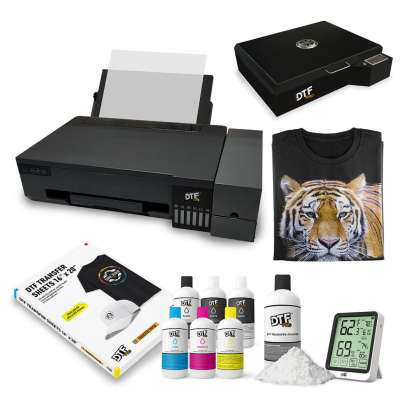 DTF QUICKSHEET DTF Printer (Direct to Film Printer) - includes Printer, AWIM Module, RIP Software, 1-on-1 Training, Supplies (580ml ink, 20 DTF Sheets, 0.7lb grams DTF Powder) plus the DTF Heat Station V2 Questions & Answers